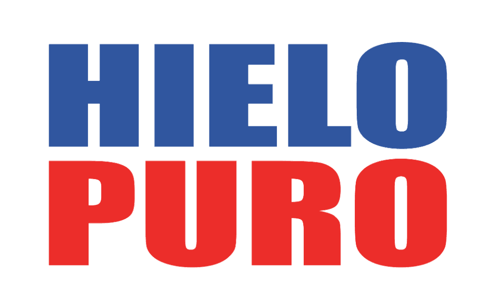 Logo tipográfico de HIELO PURO