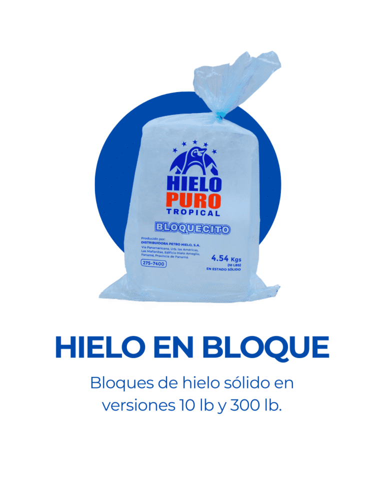 Hielo en Bloque card