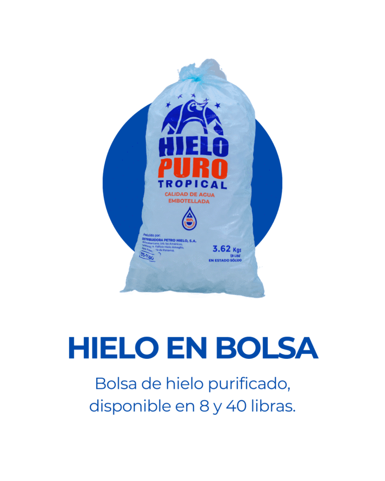 Hielo en bolsa card