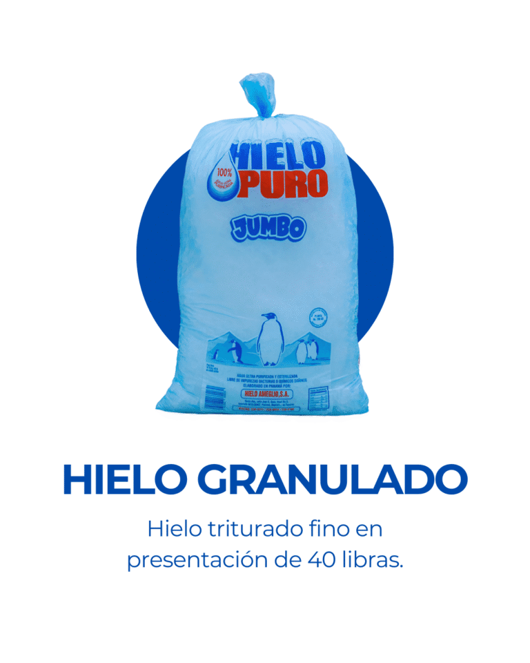 Hielo en granulado card